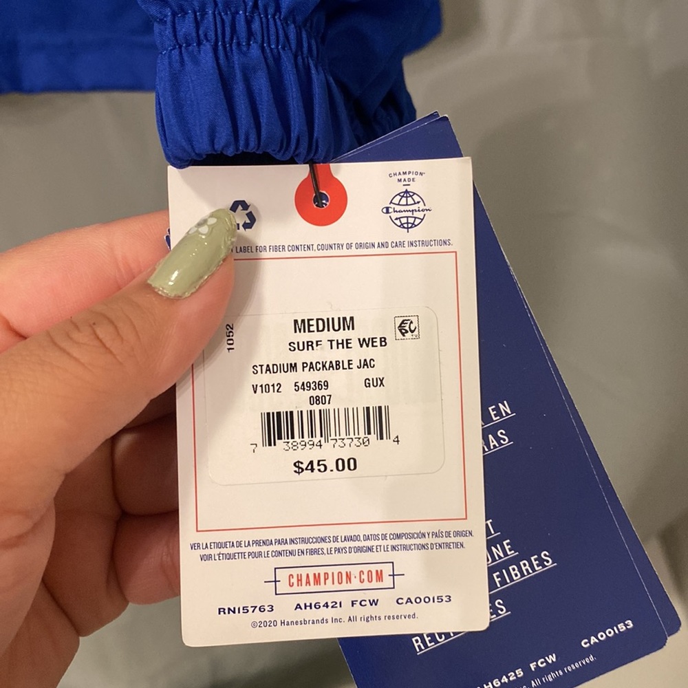 Champion Blue Windbreaker - Picture 5 of 6
